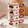 Керамическая чашка для завтрака, чашка для молока и овсянки, изысканная кофейная чашка в стиле ретро, мультяшная, милая, с креативным дизайном питомца