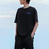 Футболка с коротким рукавом и круглым вырезом Li Ning Graphic Print, мужские топы, цвет черный AHSR359-1