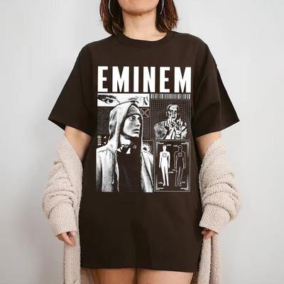 Футболка Eminem Rap Unisex S-3XL, Футболка Slim Shady, Подарок для фаната, Футболка в стиле хип-хоп.
