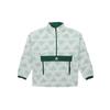 Warm Windproof Stand Collar Fleece Pullover Jacket Men Tops Light-Green GM4441