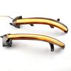 2Pcs For VW Touareg II MK2 7P 2010-2018 (with light version) LED Dynamic Mirror Blinker Light Sequential Turn Signal Lamp
