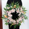 Цветы Весенний венок Гирлянда на входную дверь Искусственные цветы Дверной венок для дома Весенняя вечеринка Фермерский дом Свадебное украшение