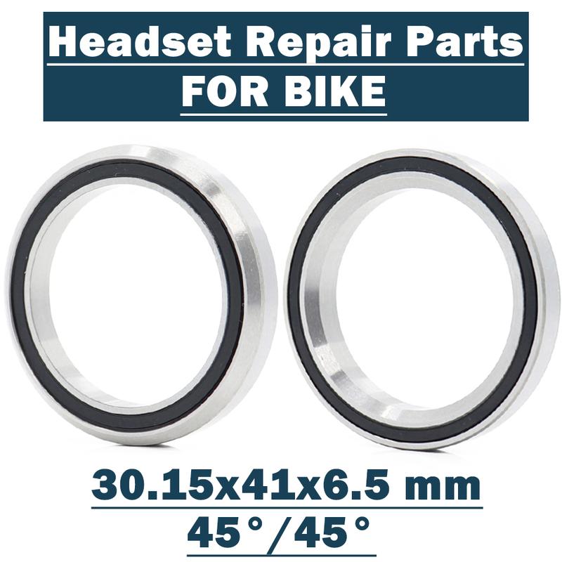 ACB41H6.5 Bicycle Headset Sealed Bearings 41*30.15*6.5 mm ( 2 PCS ) 45/45 Degree Lightweight Steel Tapered Upper Lower ACB