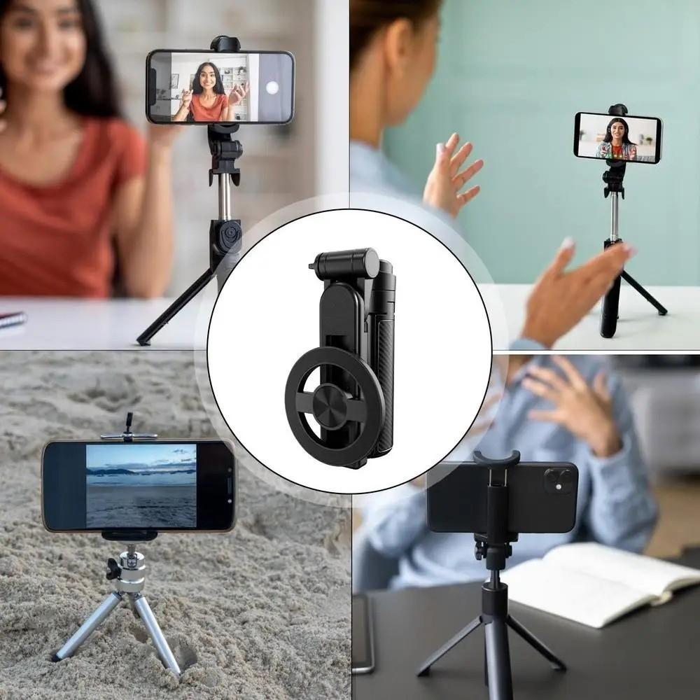 Adjustable Phone Holder 3in1 Desktop Stand Portable Selfie Stick  For Live Streaming