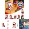 Whimsical Cartoon Style Christmas Cat Hanging Decoration For Cars In Colorful Acrylic Design