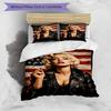 American Icon Design Bed Bedding Set 1 Duvet Cover + 2 Pillowcases Soft Breathable Household Bed Linens