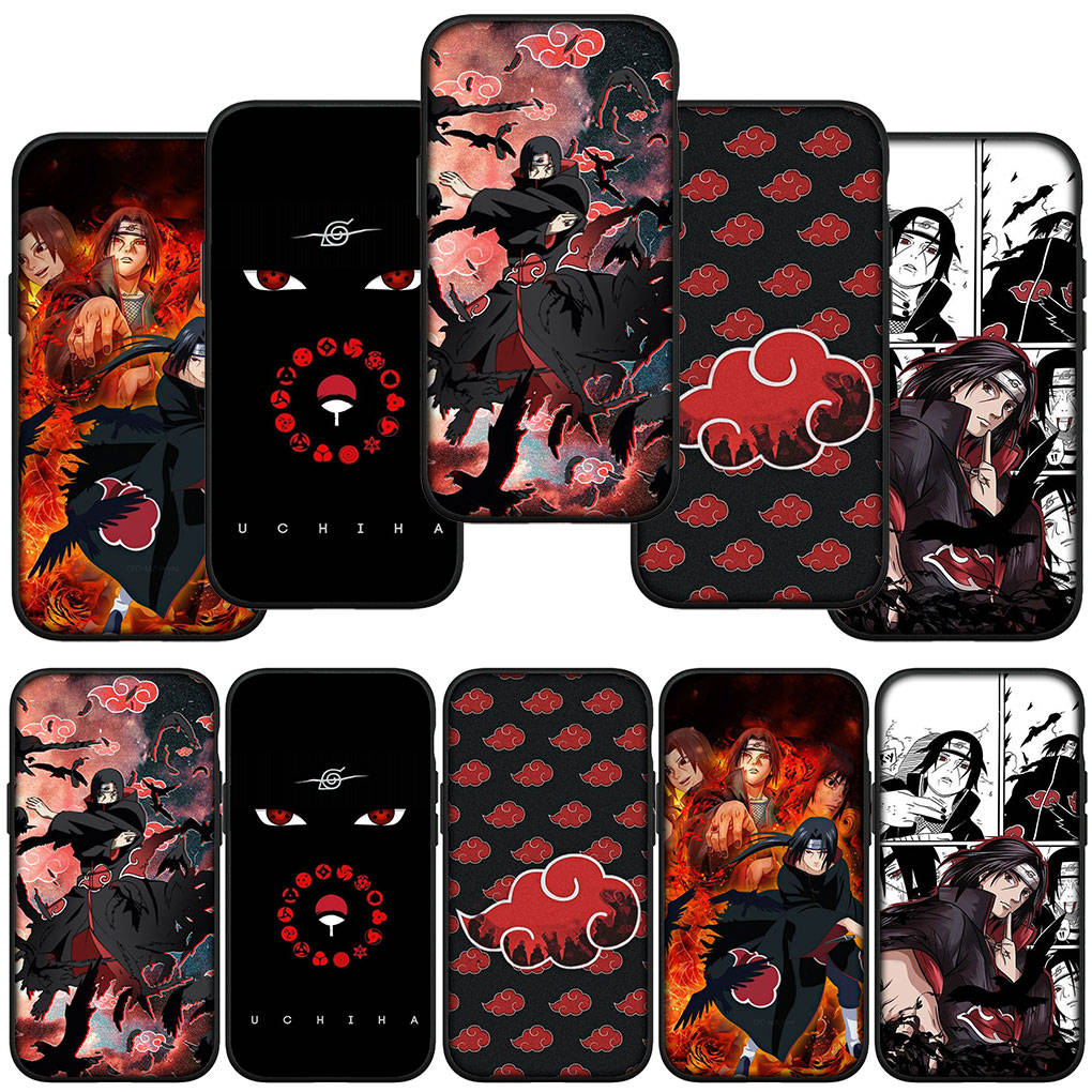 Для iPhone 15 14 Xiaomi Redmi Note 13 12 11 Pro Max X 8 7 XR Samsung Galaxy A15 S24 S23 A05 Huawei OPPO A17 аниме Учиха Итачи Акацуки чехол для телефона