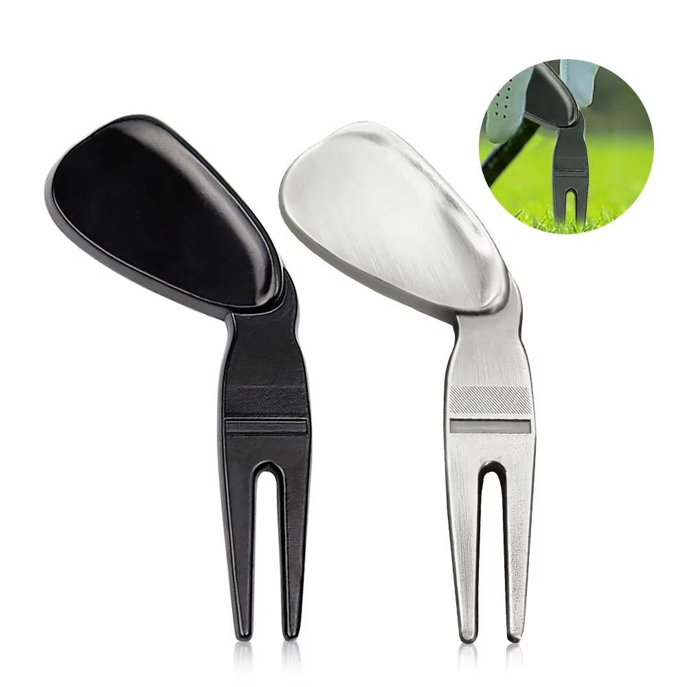 Spacecraft Golf Green Fork Magnetic Golf Ball Marker Golf Accessories Divot Fork  Play Golf