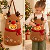 Christmas Candy Bag Bag Felt Santa Gnome Gingerbread Halter Treat Storage Tote Surprise for Kids Large Capacity Gift Packing Pouch Kids Holiday
