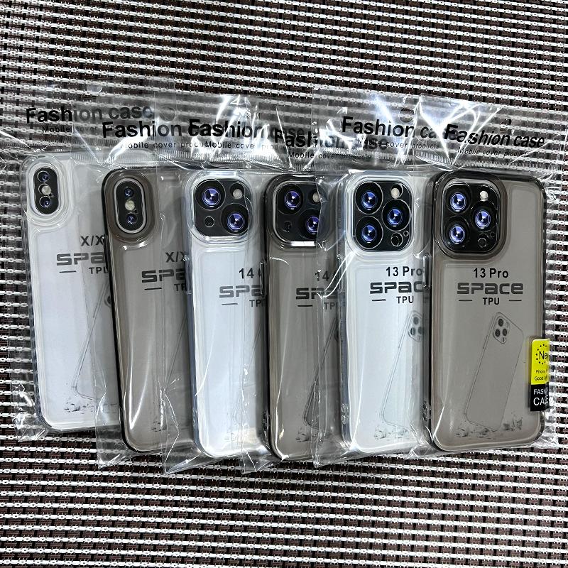 Подходит для чехла на телефон iPhone 11 11ProMax гальваническая кнопка 11 космический чехол 11 прозрачно-черный 11 защитный чехол с мелкими отверстиями