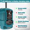 18V Li-ion Battery Charger Car Charger Replacement Lithium Battery Charger For Milwaukee Portable Fast Charging