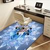 3D-печатный коврик Эльза, Холодное сердце, Снежинка, Противоскользящий коврик для офиса, стирающийся в машине, для гостиной, спальни, офиса - Разные размеры