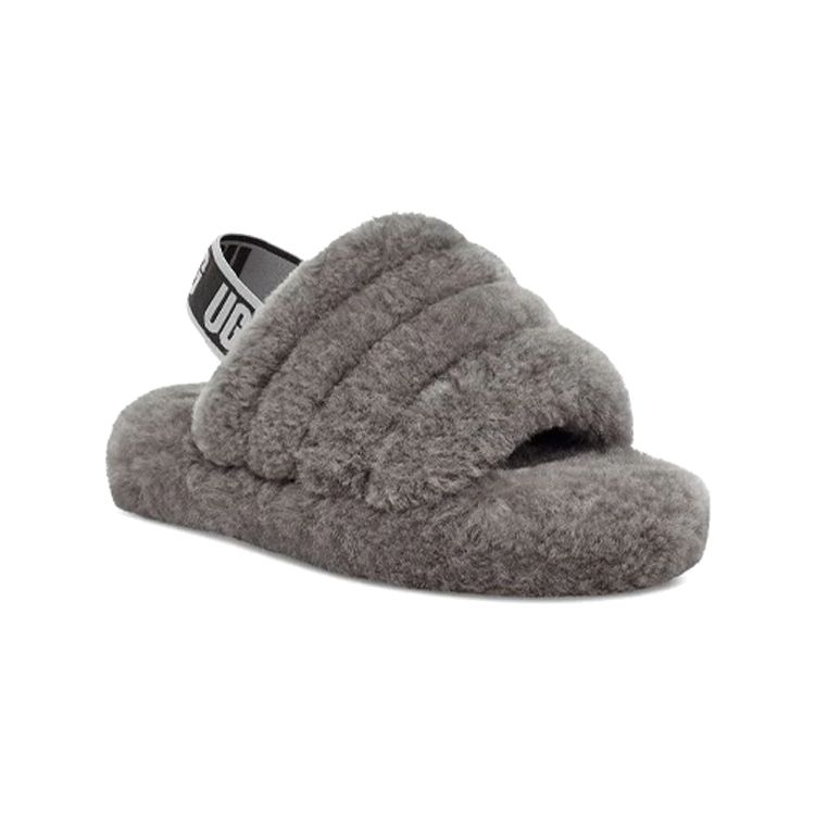 UGG Fluff Yeah Slide Угольный (Дети) Детские кроссовки 1098494K-CHRC