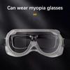Clear Safety Splash-Proof Labor Glasses Welding Men Women Eye  Off-road Cycling Safety Anti-Fog Dust-proof Eyeglass