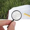 Plastic 25mm Insect viewer Hand Held Magnifier  5X Magnifying Jewelry Loupe Reading Glass Lens