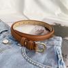Simple Women Belt Adjustable Decorative Belt Simple Jeans Belt