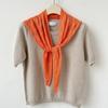 South Korea'S Dongdaemun Fashion Triangle Towel, Fart Curtain, Waist Seal, Solid Color, High-Intelligence Knitted Shawl, Thin Outside The Cape