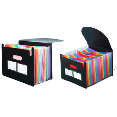 Расширяемый архивный ящик формата А4 с 13 или 25 карманами для организованного хранения документов в домашнем офисе и путешествии