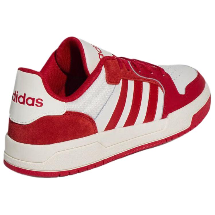 adidas ENTRAP Низкие кеды для скейтборда Унисекс Белый Красный KJ5971