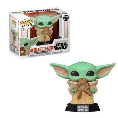 Funko ПОП! Звездные войны: Мандалорец - Малыш Йода (Ребенок) с лягушкой