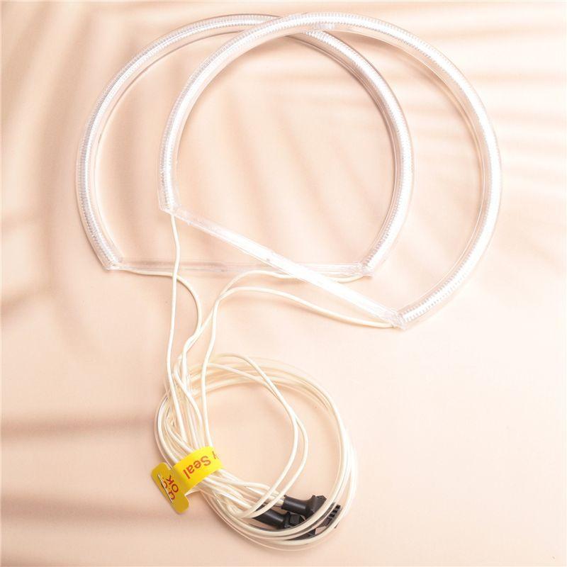 Authentic 4X Ccfl Angel Eye Halo Led Ring Light White Non-Projector For Bmw E46 3 Series