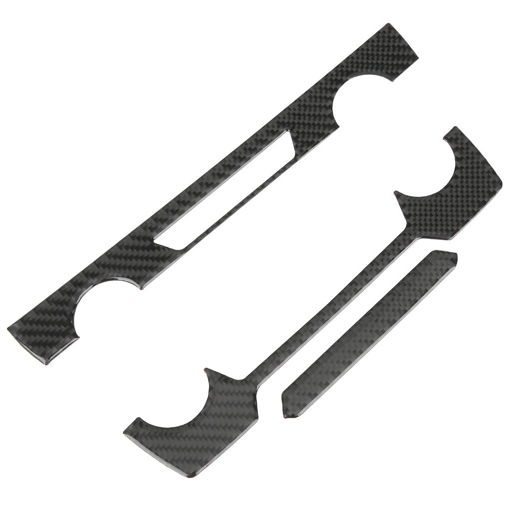 Center Console CD Panel Trim Cover Carbon Fiber Decoration Fit for Honda CRV 20162019