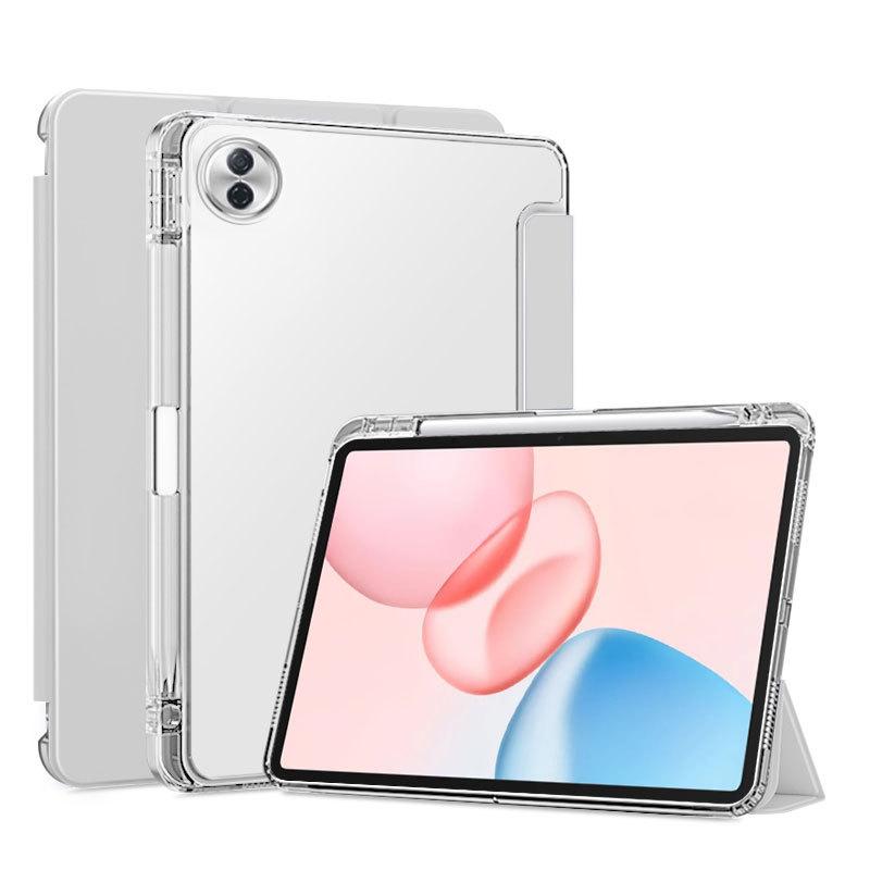 Чехол для Huawei Honor Pad 10 HEY3-W00 HEY3-W10 12,1 дюйма с держателем для стилуса, трехскладный, из ПУ-кожи, с задней подставкой из ТПУ, чехол для планшета