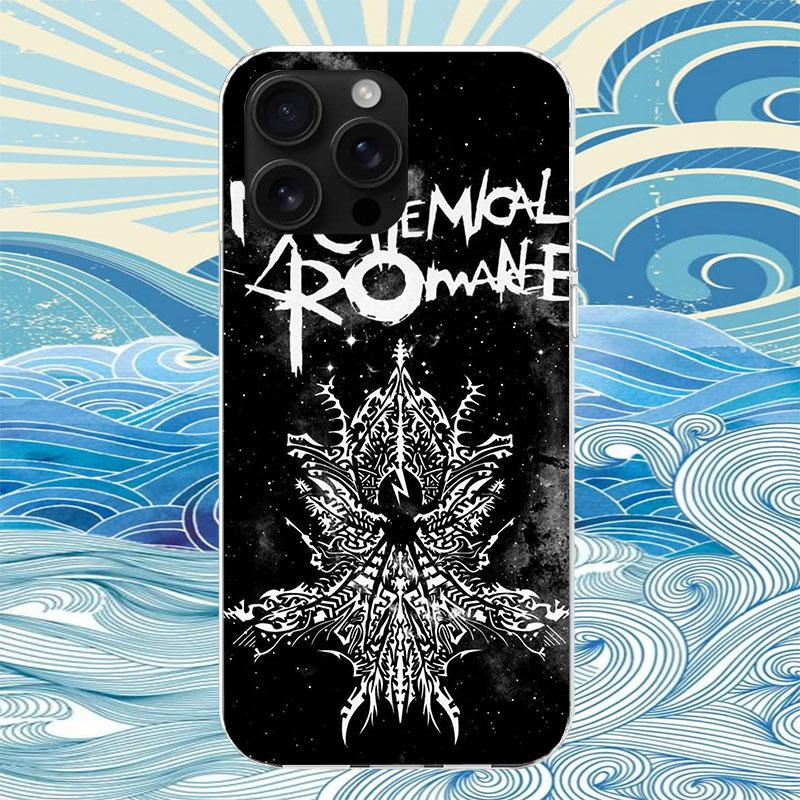 Чехол для телефона My Chemical Romance MCR для iPhone 11 12 13 Mini 14 15 Plus 17 Air 16 Pro Max 16E 7 8 SE 2020 Чехол с индивидуальной печатью