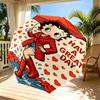doll Print Automatic Open Close Umbrella, Portable Foldable Umbrella, for Outdoor Commute Camping Trip, Ideal Birthday Gift