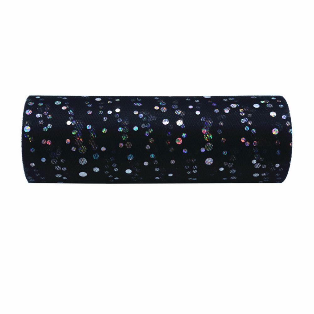 Украшения на день рождения органза лазерная марля тюль ткань блестящий пайетки тюль рулон 10 ярдов 15 см