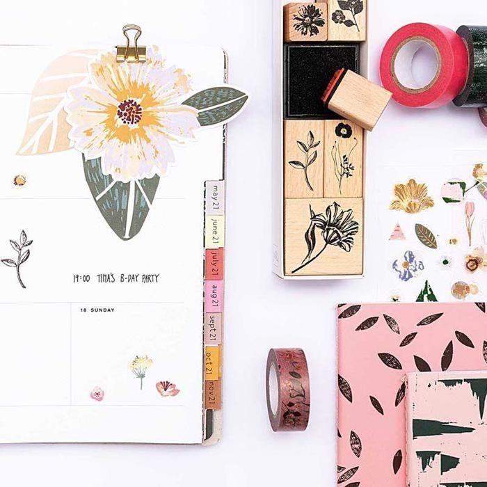 Stickers gel - RICO DESIGN - Vive la nature - Vert - 45 pcs