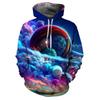 2025 Fashion 3D Printed Pattern Sportswear Trendy Trend Oversized Men's Hooded Top Casual Design Harajuku Men's Hoodies