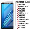 Safety Protective Glass For Samsung Galaxy A3 A5 A7 J3 J5 J7 2016 2017 J2 J4 J6 Plus 2018 A6 A8 A9 J5 Prime Tempered Screen Protector Glass Film