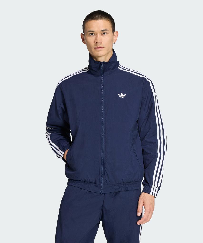 adidas Плетеная спортивная кофта Firebird - Ночной индиго / Ke1365