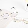 Металлическая большая оправа круглая плоская зеркальная Xiaoqing ретро анти-синие очки могут быть оснащены оправой очков для близорукости 3068