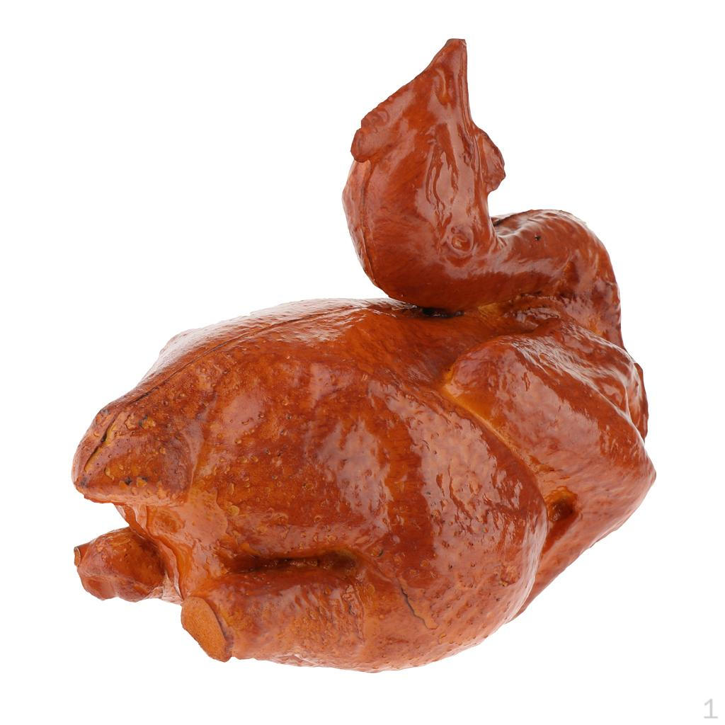 Искусственный реквизит для фотосъемки - Жареная утка, как описано