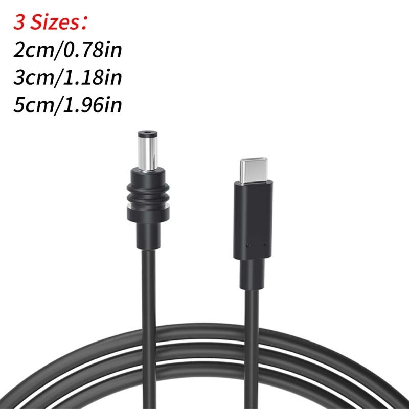 Мини-кабель DC5521 на 5,5x2,1 мм / Тип C с проводом 19AWG и несколькими вариантами длины для внутреннего и наружного использования