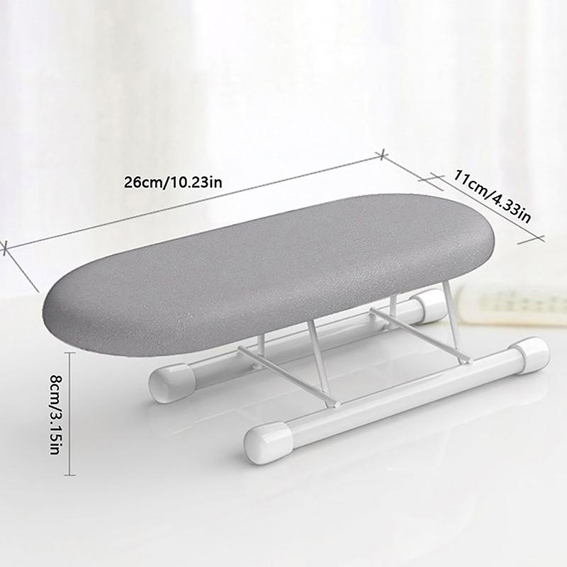 Folding Mini Ironing Board With Folding Legs Portable Household Clothes Ironing Rack Home Supplies Heat Resistant Ironing Cover
