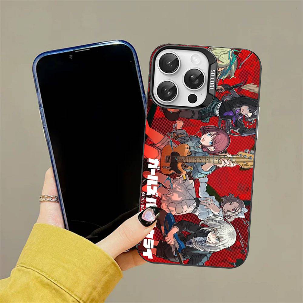 Чехол для телефона Music Anime Girls Band Cry для IPhone 17 Air 16 15 14 13 12 11 Pro Max Цветной Жесткий Чехол