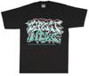 Уличная цифровая графическая футболка Черная M-L-XL-2XL-3XL<wbr/>-4XL-5XL Унисекс футболка