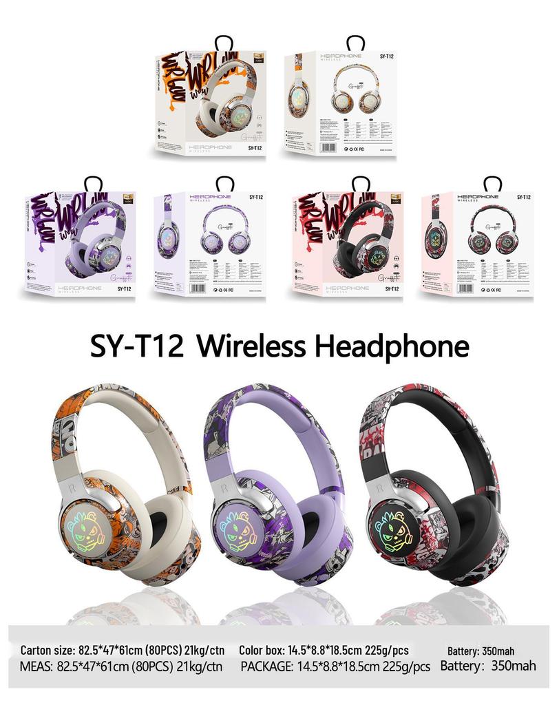 2026 Trendy Bluetooth Over-Ear Wireless Gaming Headset - New Hot-Selling E-sports Design.