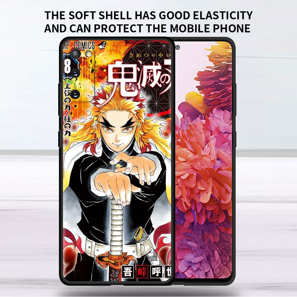 Мягкий чехол для Samsung Galaxy Note 20 Ultra 10 Plus Lite A50 A70 A20 A40 A20e 9 8 A60 A10e Funda Чехол для телефона Demon Slayer Shell