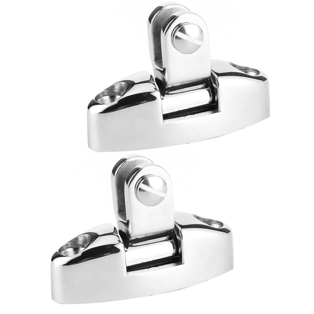 1 Pair 180 Degree Adjustable Bimini Top Hinge Boat Bimini Top Mount Marine Applications