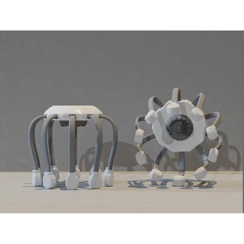 Head Massager Octopus Automatic Multi-dimensional Vibration Scalp Dredging Relaxation Massager Bluetooth Model