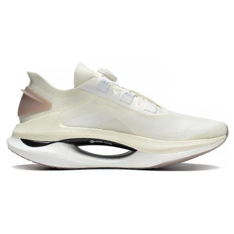 Li Ning Absolute Shadow Удобные амортизирующие нескользящие износостойкие низкие повседневные кроссовки для бега унисекс белые серые ARRT013-3