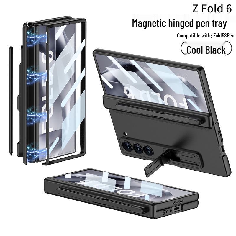 Магнитный чехол-книжка для Samsung Z Fold6 и Fold7 - Стильный новый дизайн