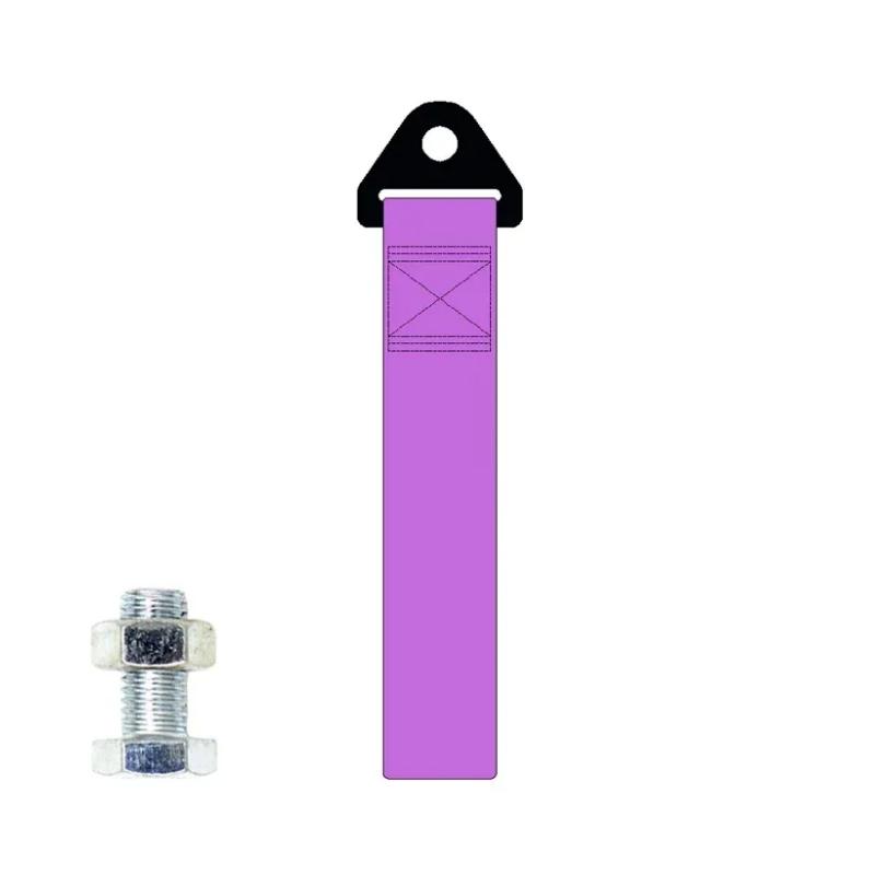 Heavy-Duty Nylon Tow Strap Universal Car Racing Tow Rope Green Black Red 28cm Bumper Trailer Towing Strap Ropes Car Decoration