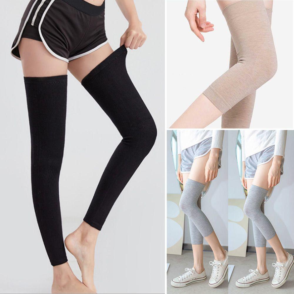 1 пара хлопковых дышащих эластичных бандажей для спорта и фитнеса, наколенников, поддержки колена