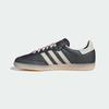 IH8047 adidas Originals Samba OG Черно-розовые шнурки-ленты (Женский)