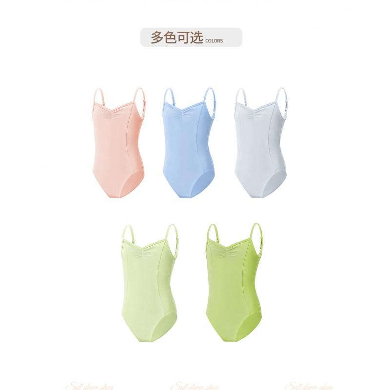Girls Ballet Leotard Sleeveless Nylon Dancewear Practice Performance Exam